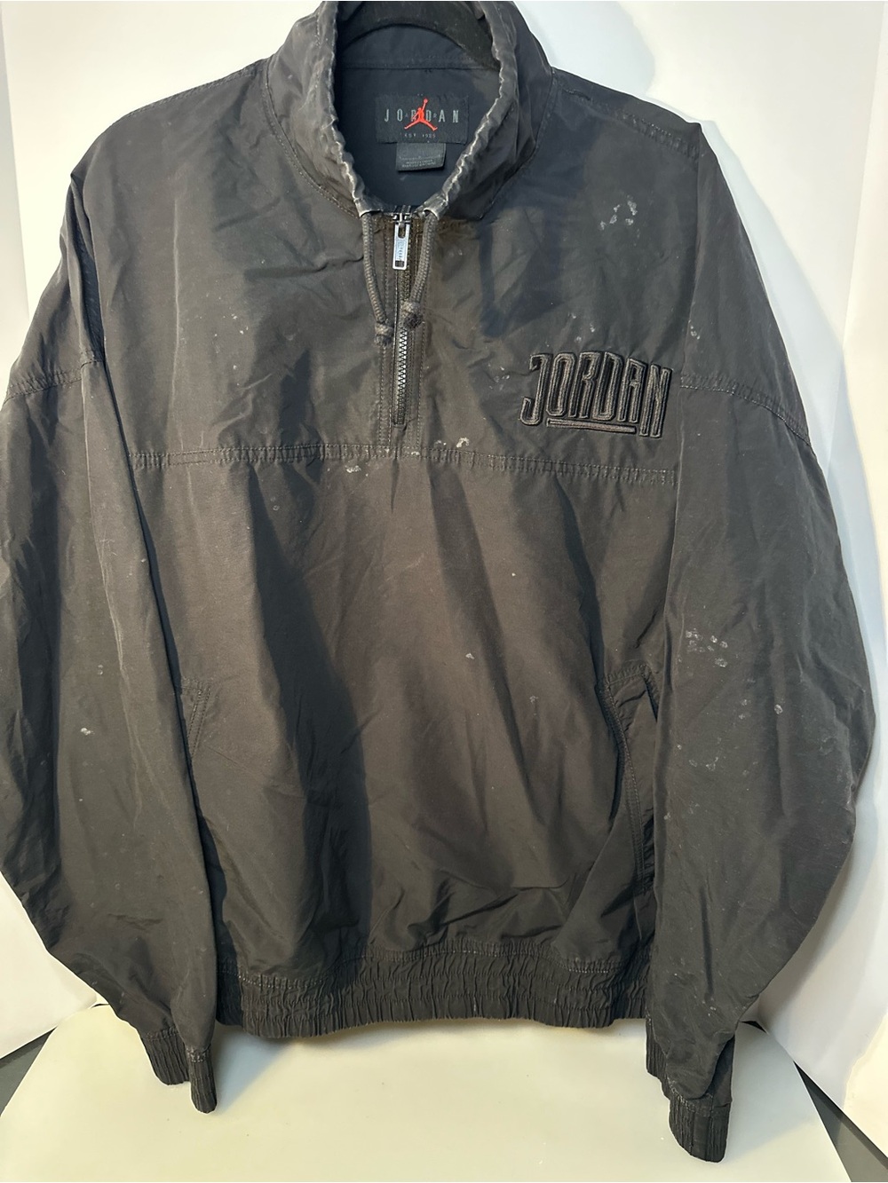 Nike Jordan sport DNA Men's Black 1/4 zip Pullover Jacket size L